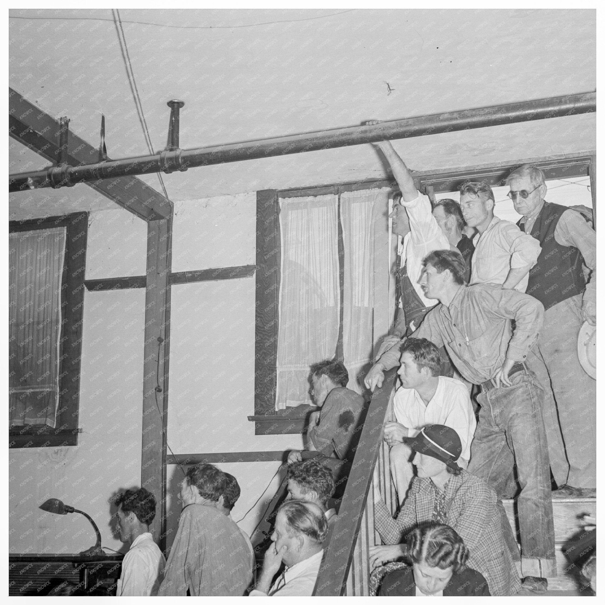 1938 Cotton Strike Conference in Bakersfield California - Available at KNOWOL