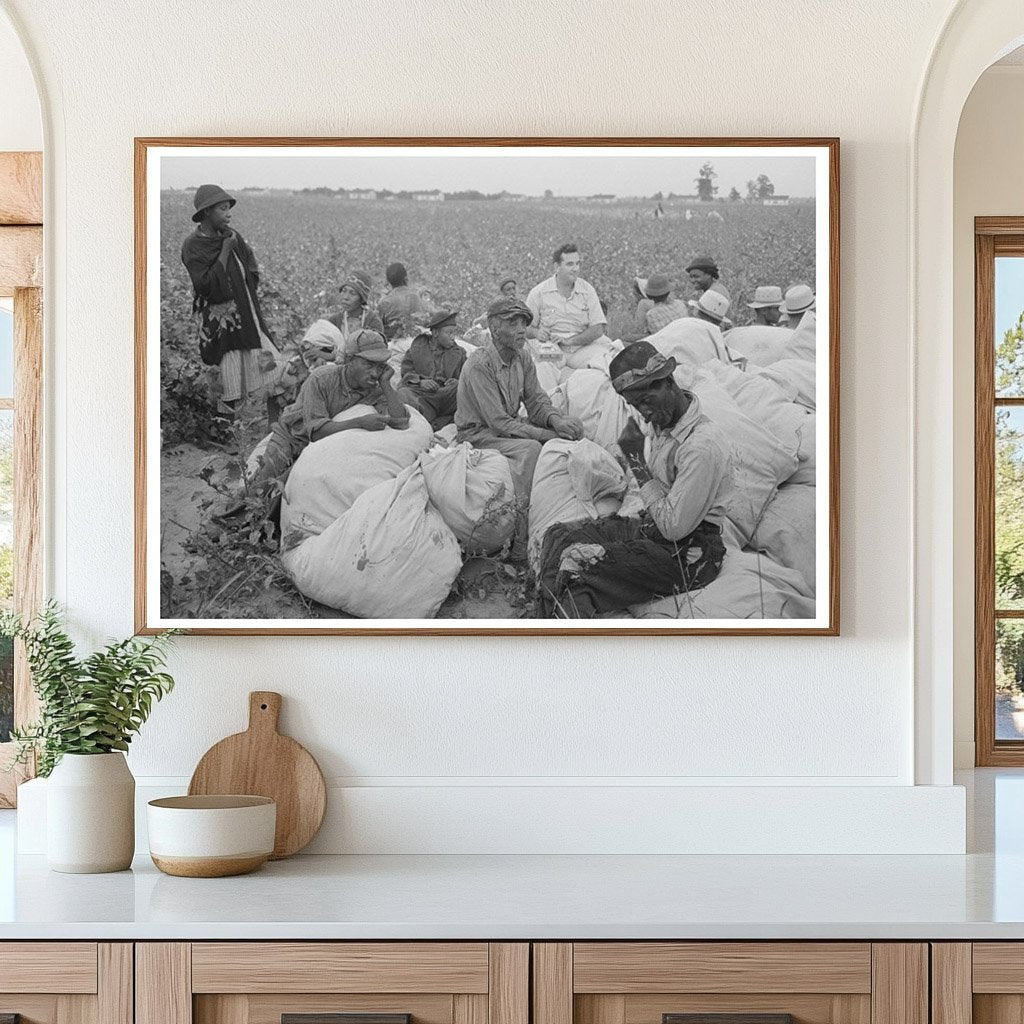 1938 Day Laborers Cotton Pickers Lake Dick Project Arkansas - Available at KNOWOL