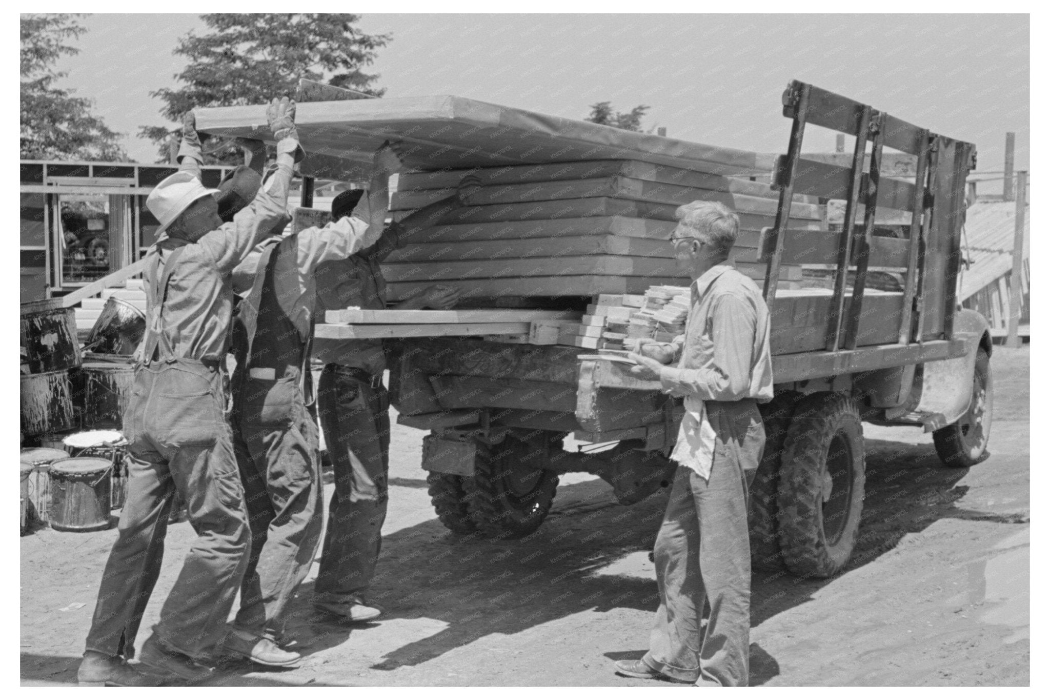 1938 Delivery of Construction Materials in Southeast Missouri - Available at KNOWOL