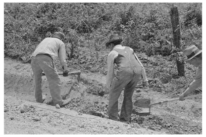 1938 Drainage Ditch Southeast Missouri Farms Project Image - Available at KNOWOL