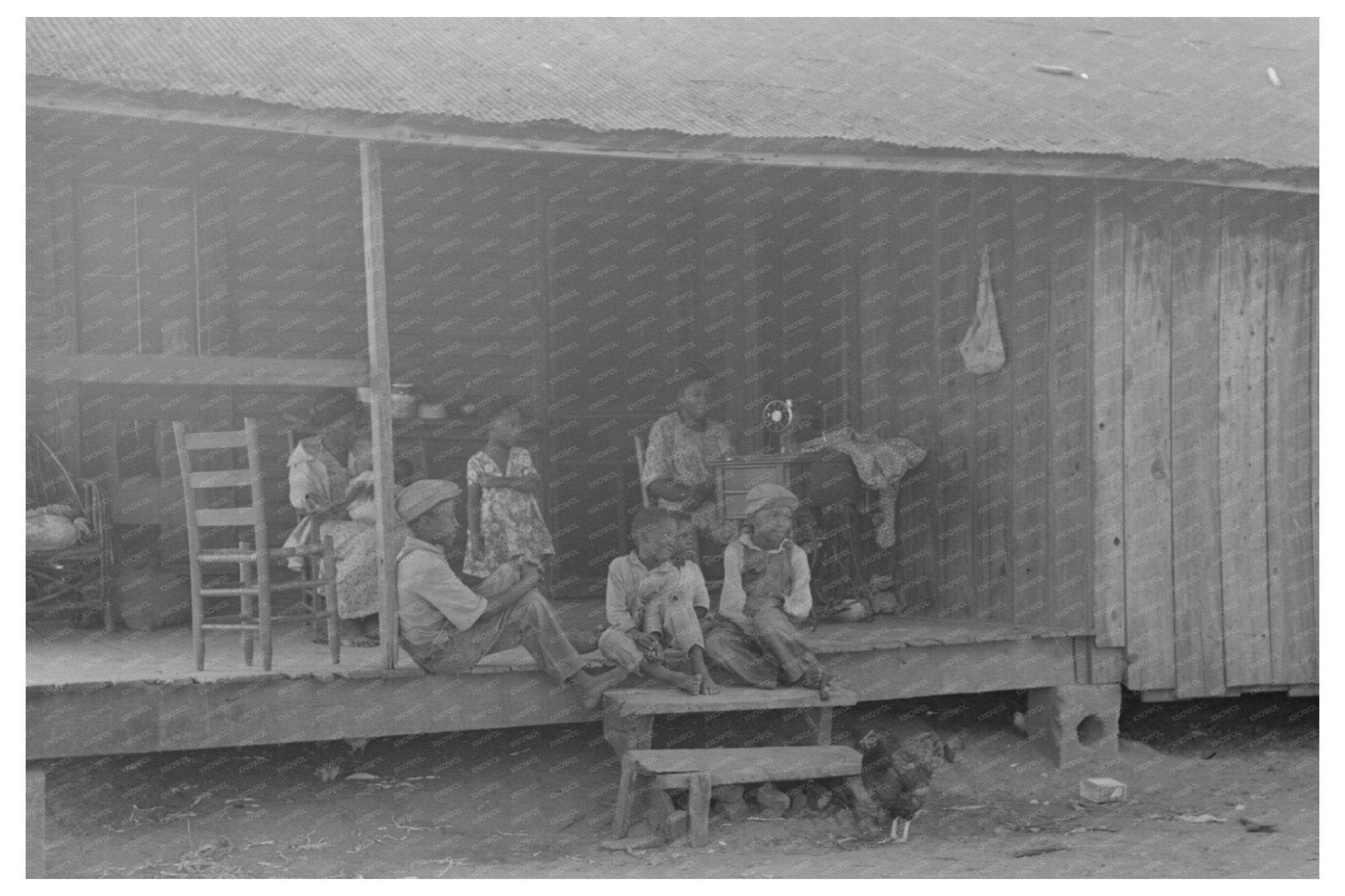 1938 Family in Caruthersville Missouri Tenant Purchase Program - Available at KNOWOL