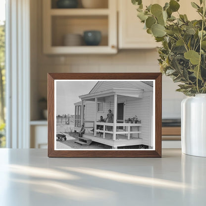 1938 Family on Porch in New Madrid County Missouri - Available at KNOWOL