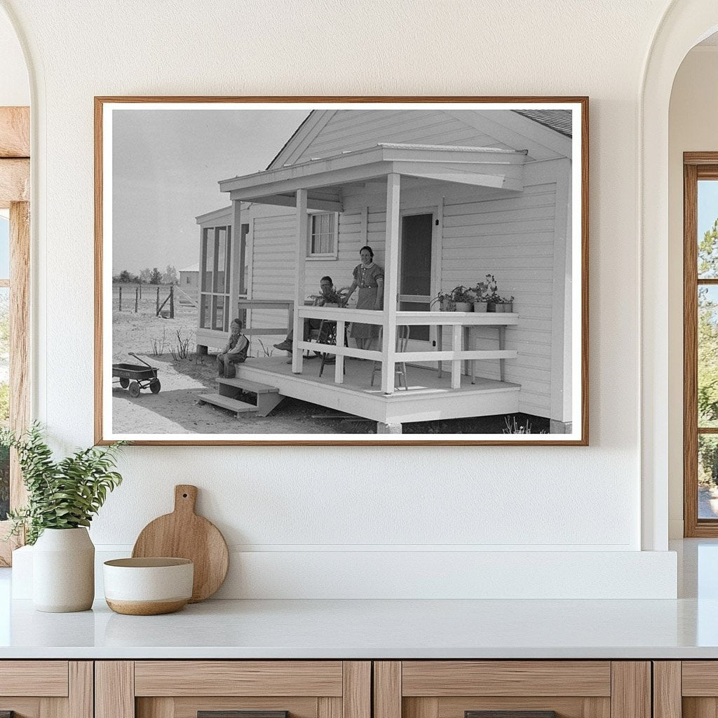 1938 Family on Porch in New Madrid County Missouri - Available at KNOWOL