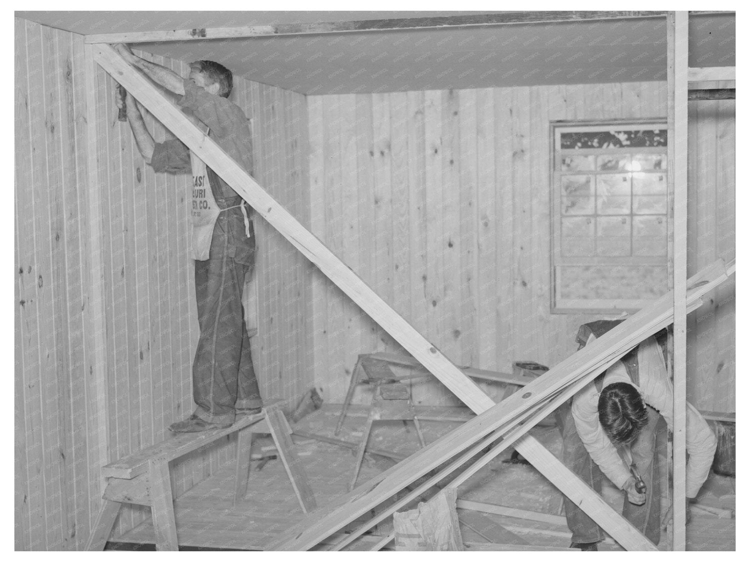 1938 House Construction in Southeast Missouri with Wind Bracing - Available at KNOWOL