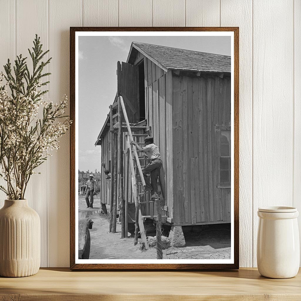 1938 Image of Sharecropper Cabin Attic Entrance Missouri - Available at KNOWOL