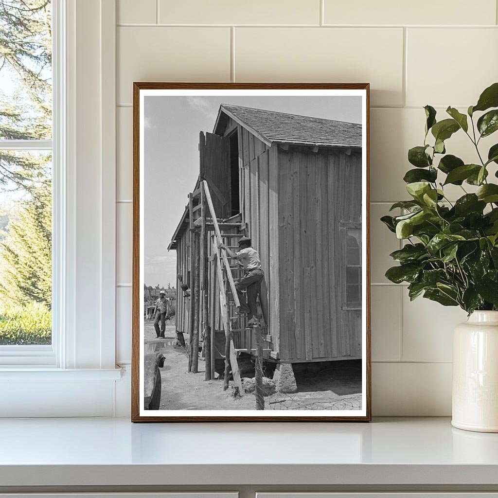 1938 Image of Sharecropper Cabin Attic Entrance Missouri - Available at KNOWOL