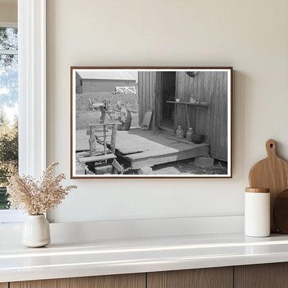 1938 Image of Sharecropper on Porch in Missouri - Available at KNOWOL