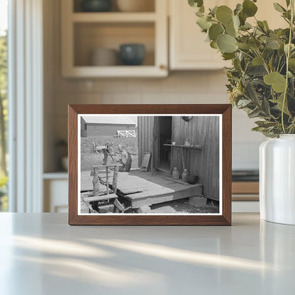 1938 Image of Sharecropper on Porch in Missouri - Available at KNOWOL