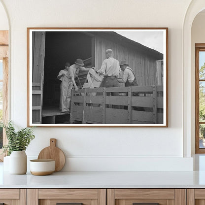 1938 Loading Scene of Furniture in New Madrid County Missouri - Available at KNOWOL