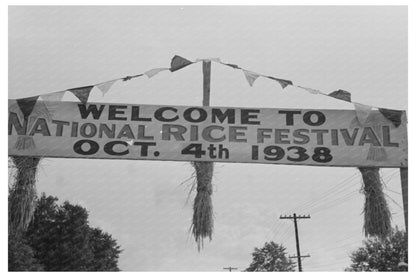 1938 National Rice Festival Crowley Louisiana Image - Available at KNOWOL