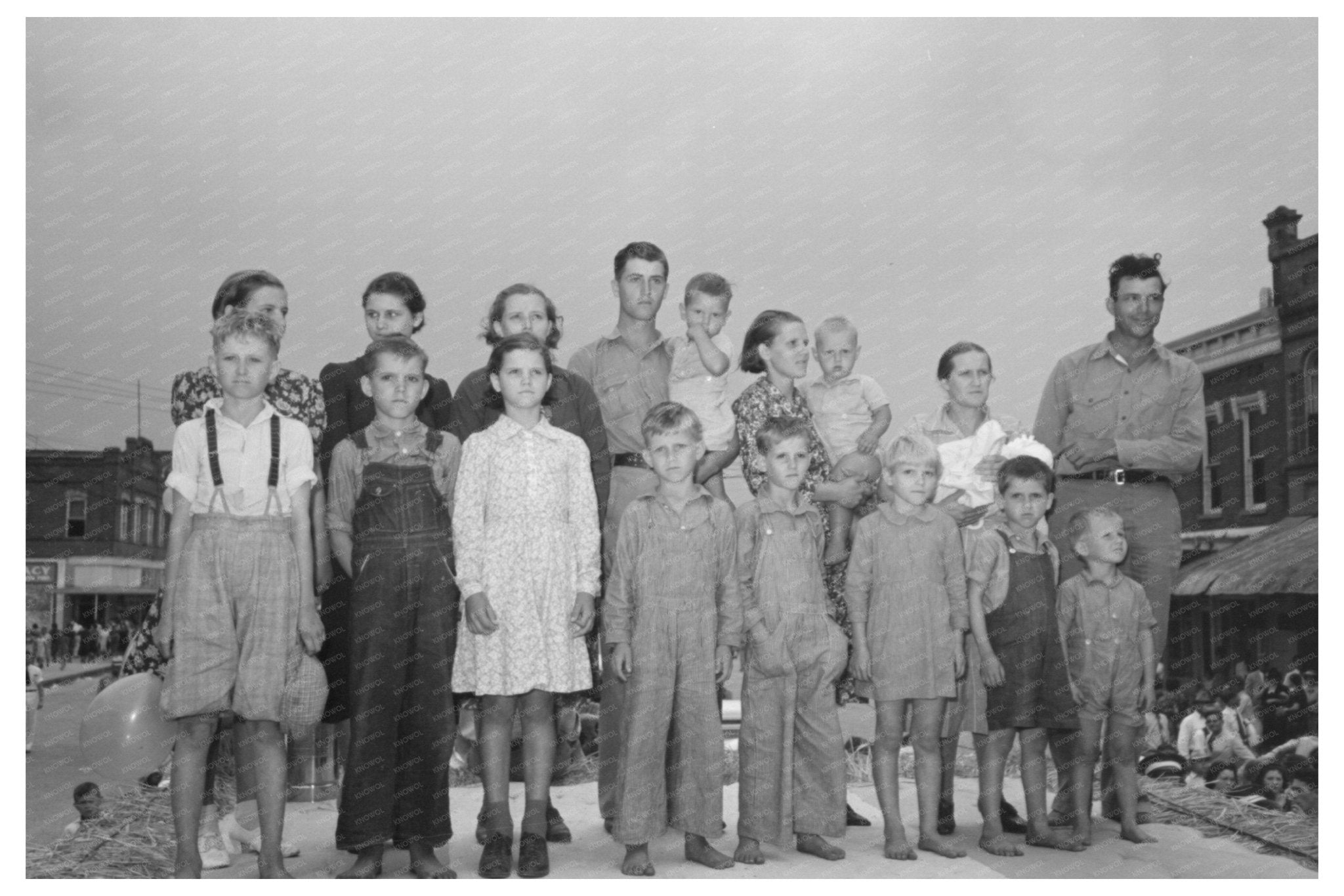 1938 National Rice Festival Family Contest Winner Photo - Available at KNOWOL