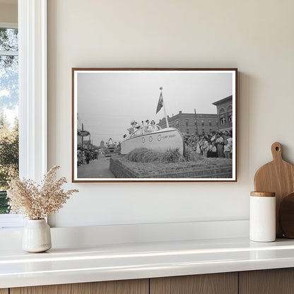 1938 National Rice Festival Float Vintage Photograph - Available at KNOWOL