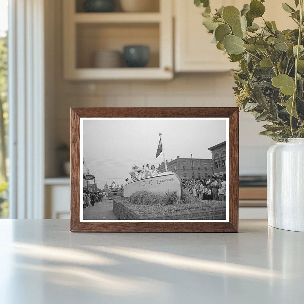 1938 National Rice Festival Float Vintage Photograph - Available at KNOWOL