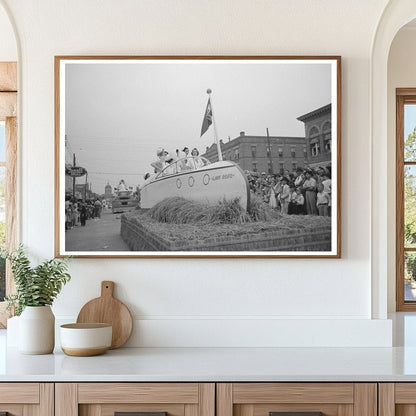 1938 National Rice Festival Float Vintage Photograph - Available at KNOWOL