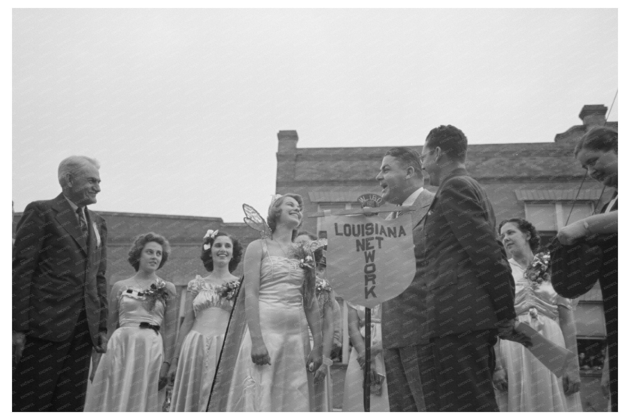 1938 National Rice Festival Princesses Crowley Louisiana - Available at KNOWOL