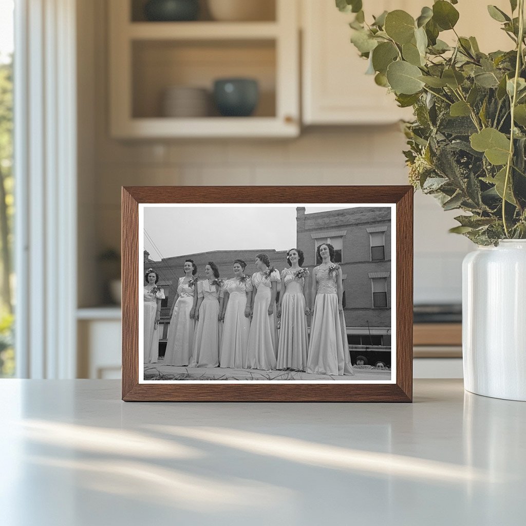 1938 National Rice Festival Princesses in Louisiana - Available at KNOWOL