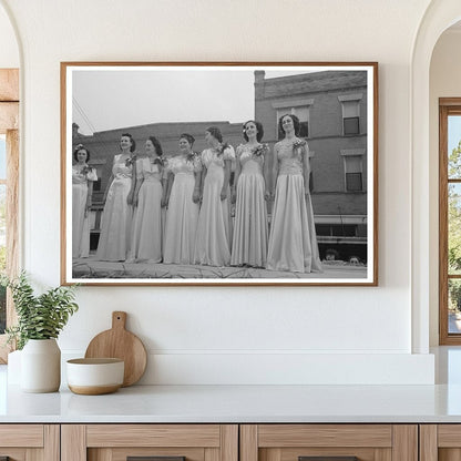 1938 National Rice Festival Princesses in Louisiana - Available at KNOWOL