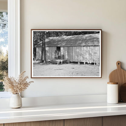 1938 Photo of Windowless House for Sharecropper Farmers - Available at KNOWOL