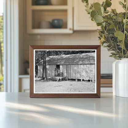 1938 Photo of Windowless House for Sharecropper Farmers - Available at KNOWOL