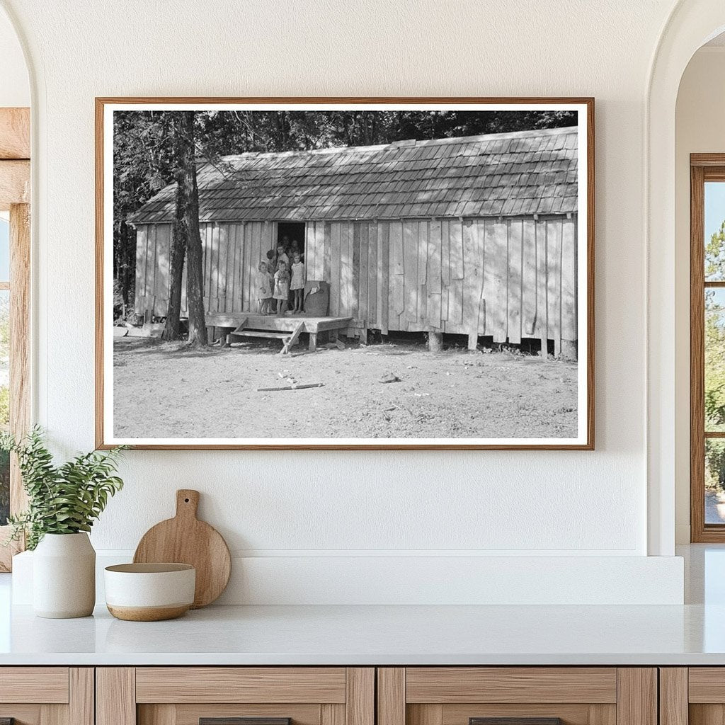 1938 Photo of Windowless House for Sharecropper Farmers - Available at KNOWOL