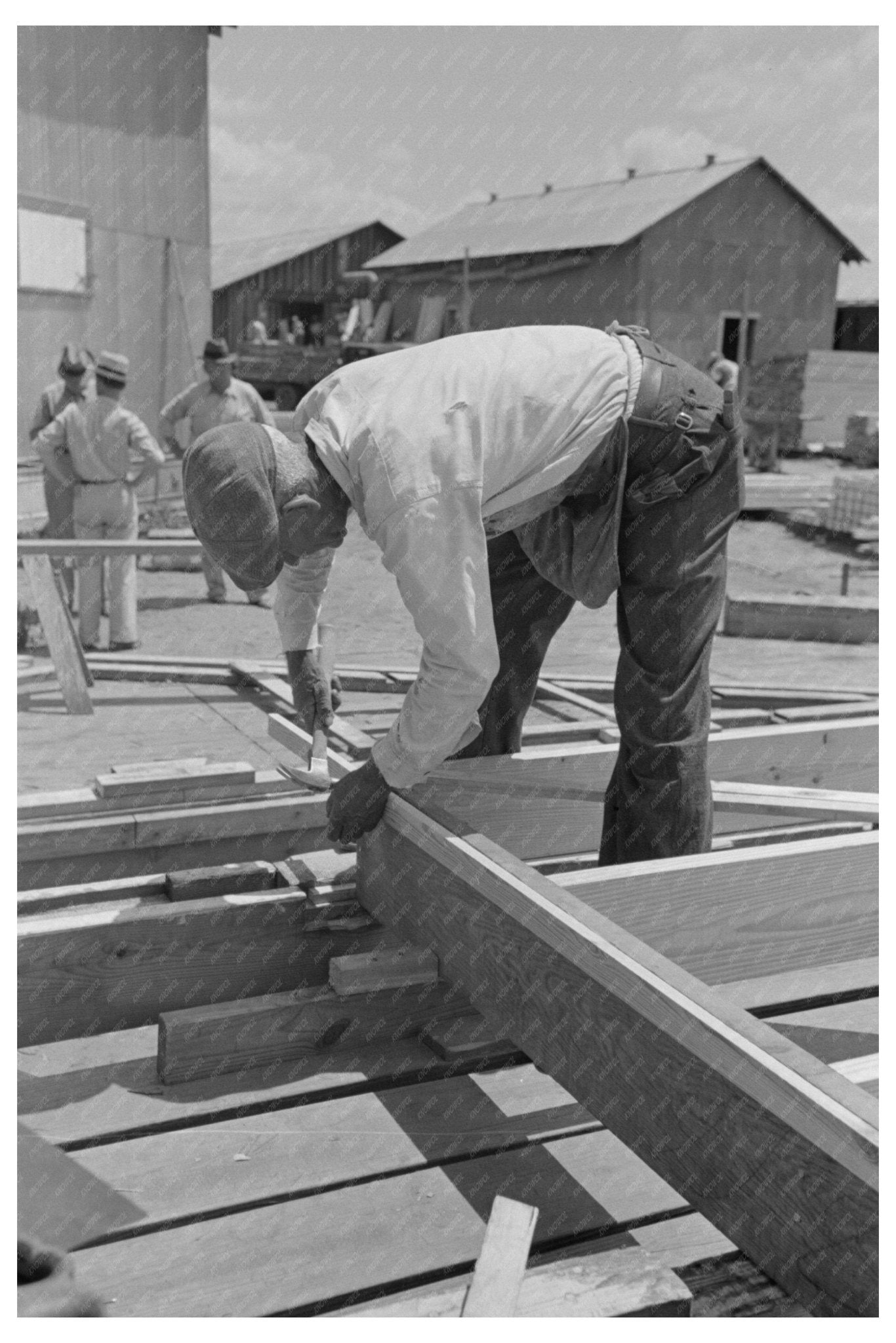 1938 Porch Floor Frame Close - Up Southeast Missouri Farms - Available at KNOWOL