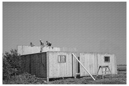 1938 Prefabricated Barn Panels Construction in Missouri - Available at KNOWOL