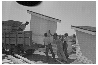 1938 Privy Houses Loading for Delivery in Southeast Missouri - Available at KNOWOL