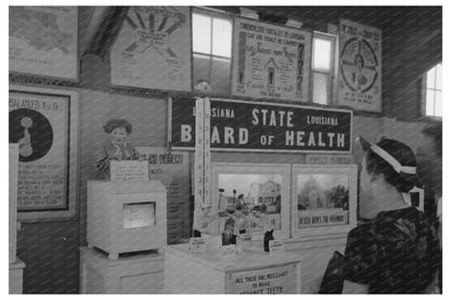 1938 Public Health Display at Louisiana Fair - Available at KNOWOL