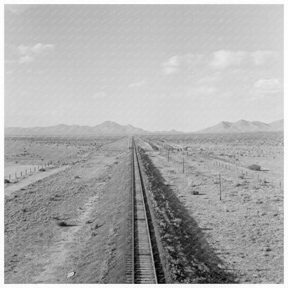 1938 Roadside Scene in Southwestern New Mexico - Available at KNOWOL