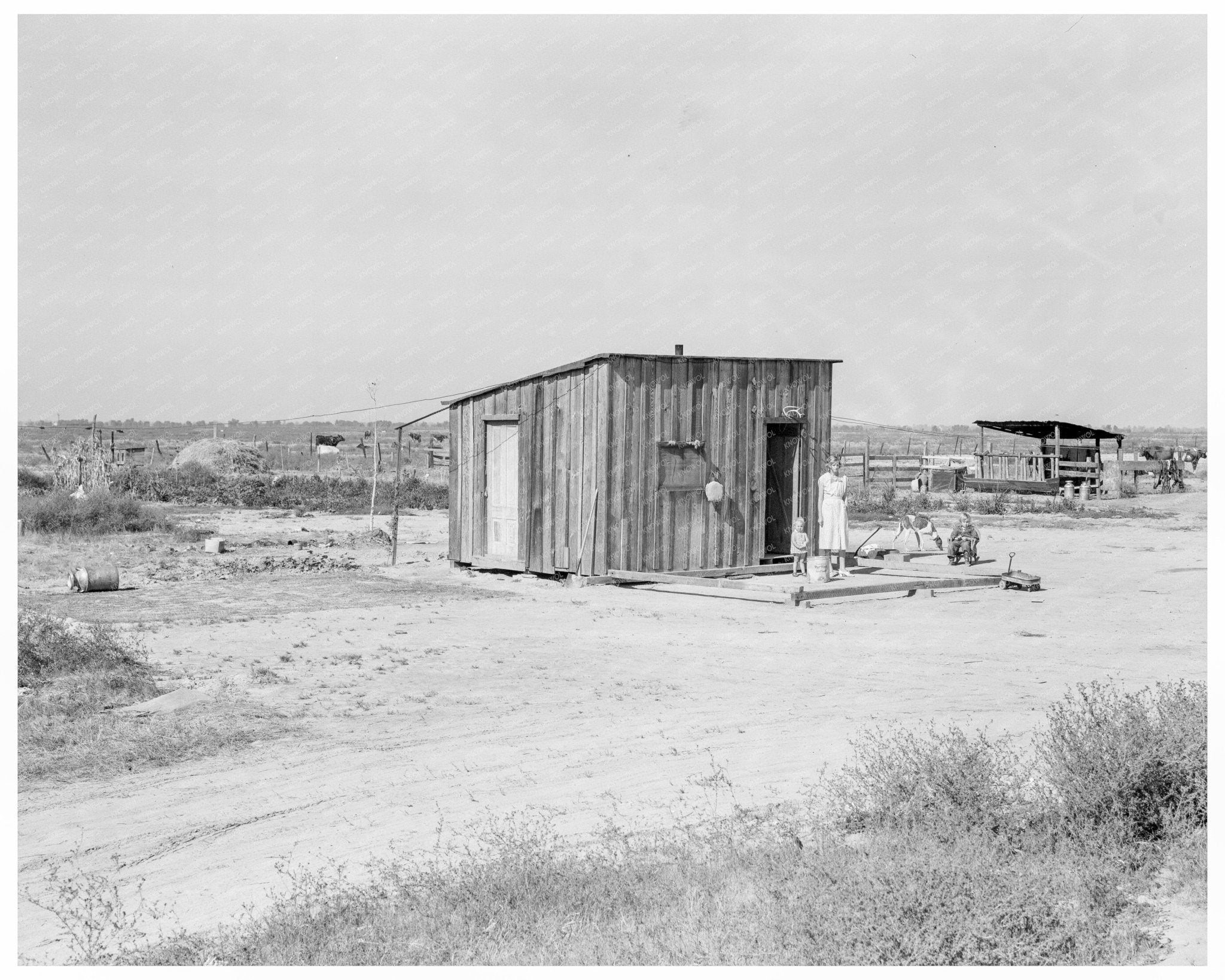 1938 Rural Rehabilitation Home in Tulare County California - Available at KNOWOL