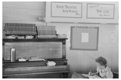 1938 Schoolroom Interior Southeast Missouri Farms - Available at KNOWOL