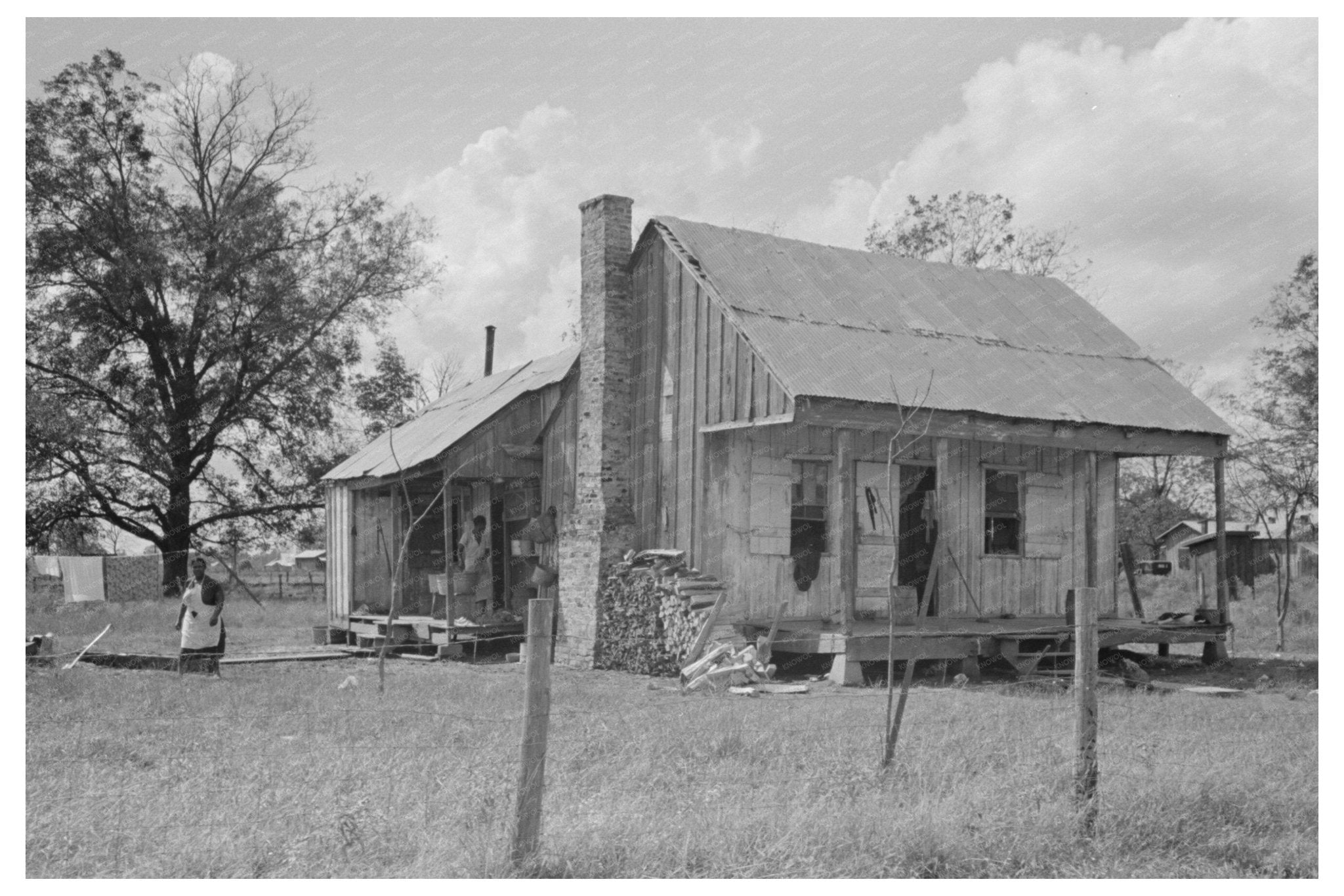 1938 Sharecropper Home in Port Barre Louisiana - Available at KNOWOL