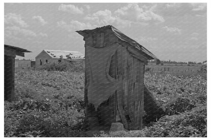 1938 Sharecropper Privy Southeast Missouri Farms - Available at KNOWOL