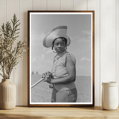 1938 Sharecropper Woman Hoeing Cotton in Missouri Field - Available at KNOWOL