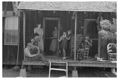 1938 Southeast Missouri Sharecroppers on Front Porch - Available at KNOWOL