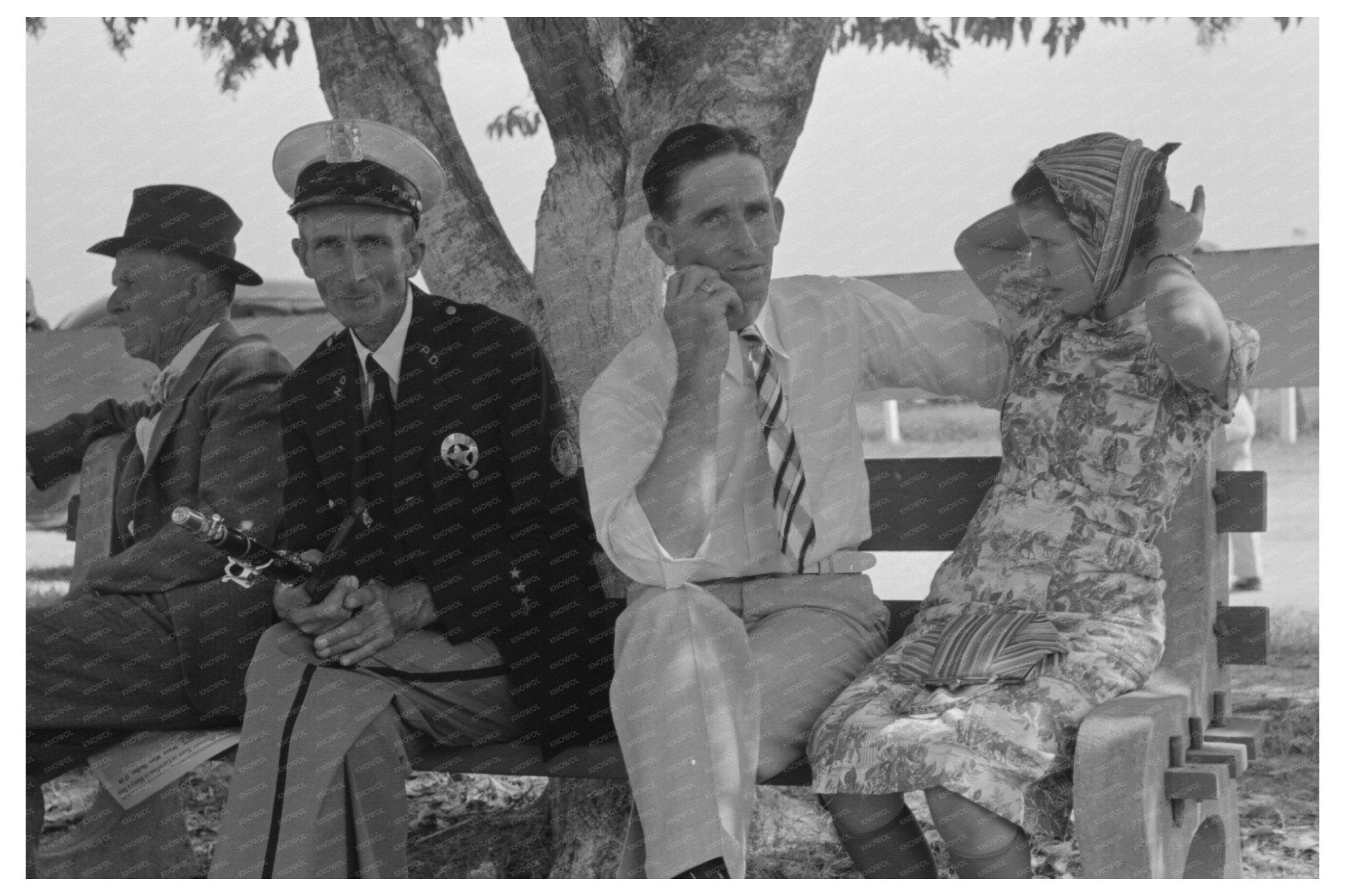 1938 State Fair Gathering in Donaldsonville Louisiana - Available at KNOWOL