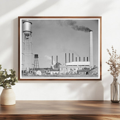 1938 Sugar Mill in Jeanerette Louisiana Historical Photo - Available at KNOWOL