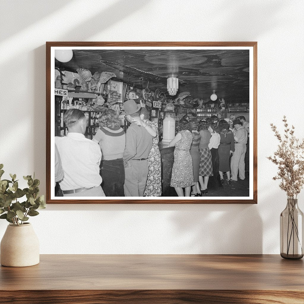 1938 Vintage Bar Scene in Raceland Louisiana - Available at KNOWOL