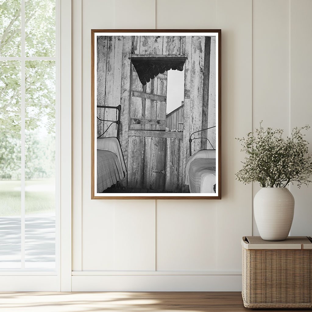 1938 Vintage Bedroom Interior in Rural Louisiana - Available at KNOWOL