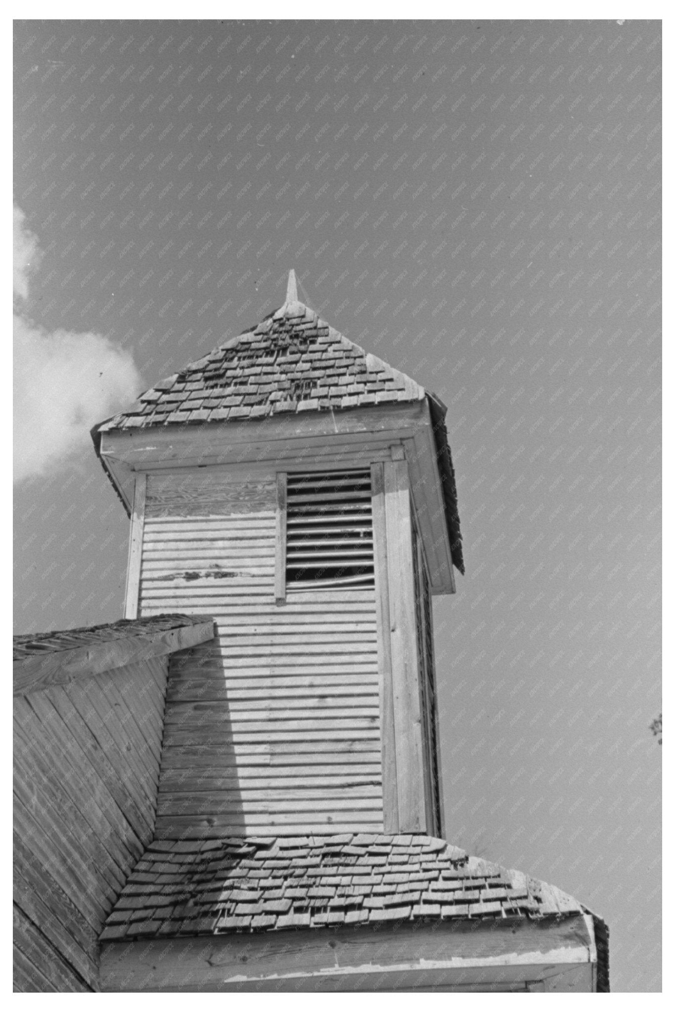 1938 Vintage Church Tower in Cruger Mississippi - Available at KNOWOL