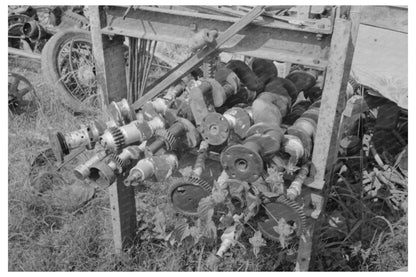 1938 Vintage Crankshafts in Abbeville Louisiana Junkyard - Available at KNOWOL