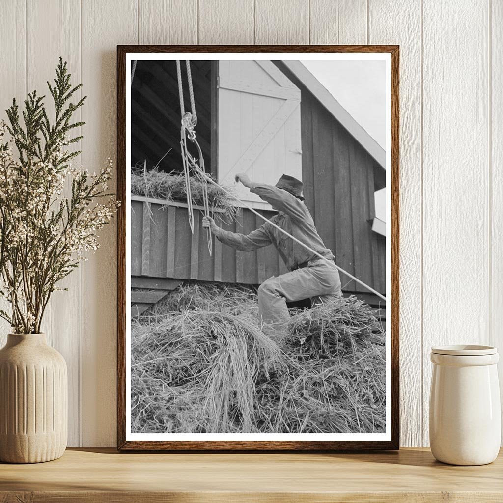 1938 Vintage Hay Hoisting Grab at Lake Dick Project Arkansas - Available at KNOWOL