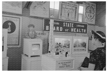 1938 Vintage Health Display at Fair in Donaldsonville Louisiana - Available at KNOWOL