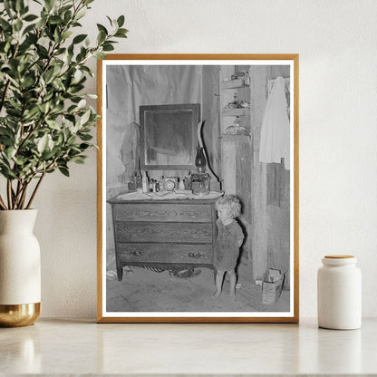 1938 Vintage Image of a Child in Missouri Shack - Available at KNOWOL