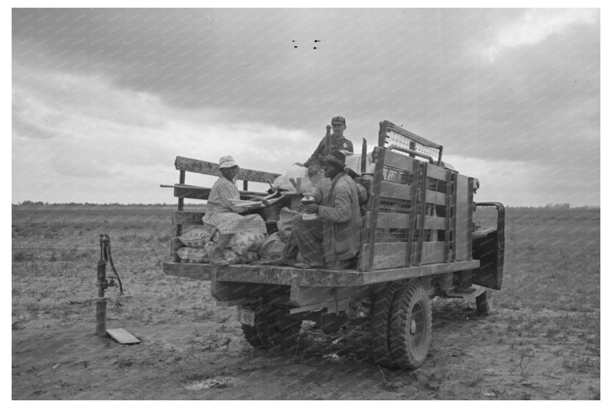 1938 Vintage Image of Sharecropper Moving in Missouri - Available at KNOWOL