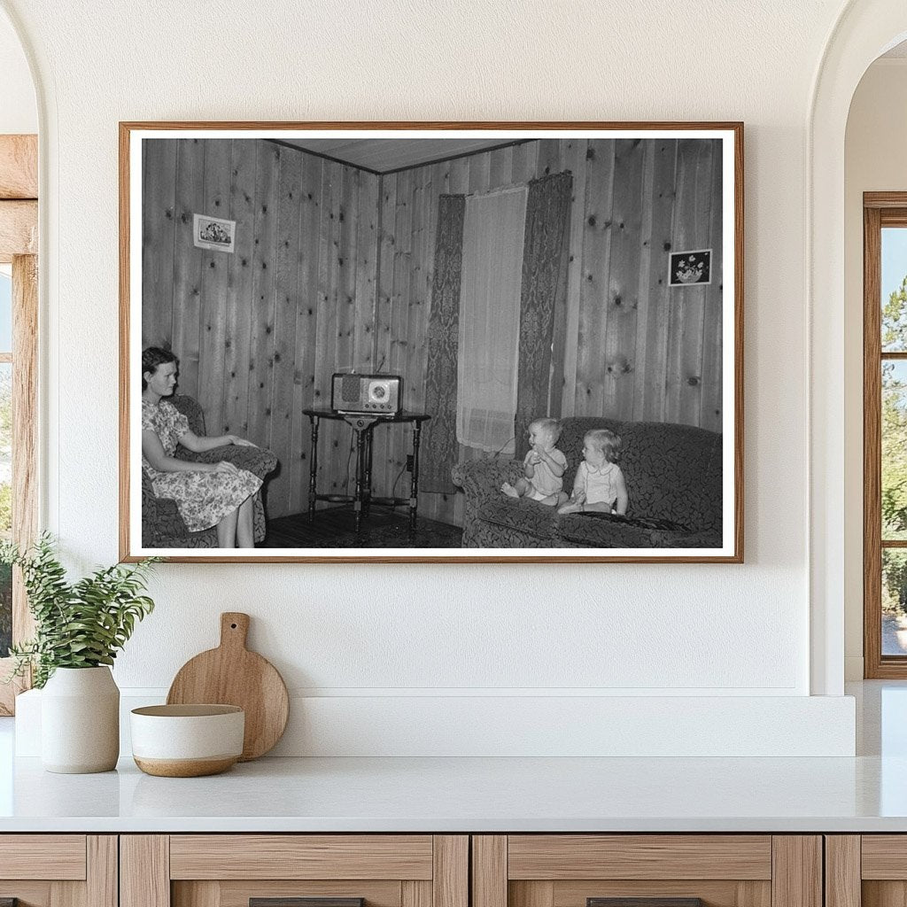 1938 Vintage Living Room in Lake Dick Arkansas Home - Available at KNOWOL