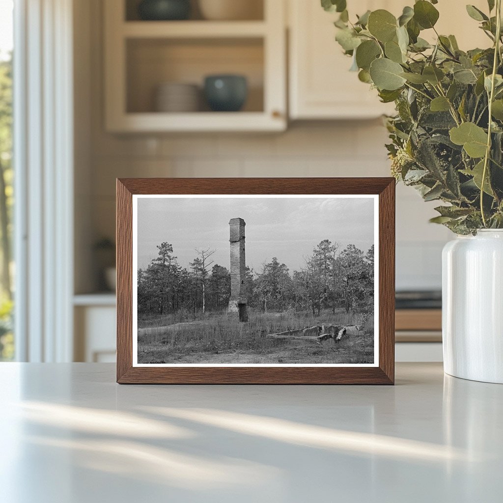 1938 Vintage Photo of Fire - Damaged House Pine Barrens NJ - Available at KNOWOL