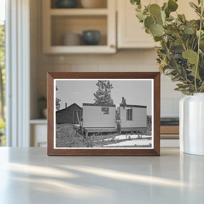 1938 Vintage Photo of House Construction in New Madrid County - Available at KNOWOL