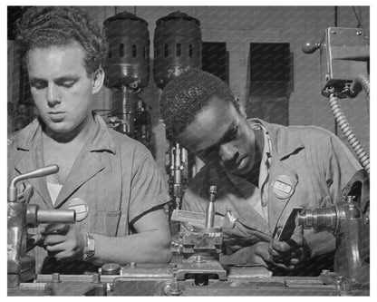 1938 Vintage Photo of NYA Youth Training in Brooklyn - Available at KNOWOL