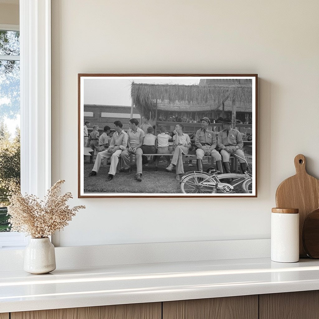 1938 Vintage Photo of State Troopers at Louisiana Rice Festival - Available at KNOWOL